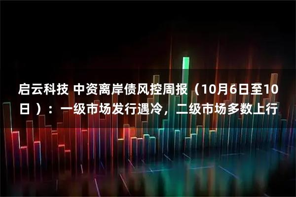 启云科技 中资离岸债风控周报（10月6日至10日 ）：一级市场发行遇冷，二级市场多数上行